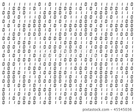 0 1 code isolated on white background texture - Stock Illustration ...