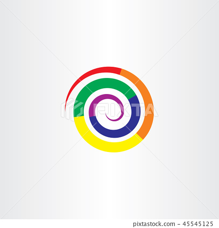 Colorful Spiral Design Element   Stock Illustration [45545125]   PIXTA