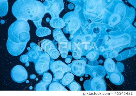 Blue Ice Texture Background with Crystal Surface 45545481