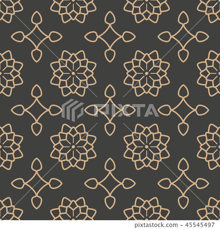 Vector damask seamless retro pattern background Vector damask seamless retro pattern background 45545497