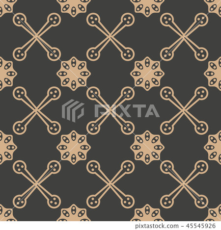 Vector damask seamless retro pattern background Vector damask seamless retro pattern background 45545926