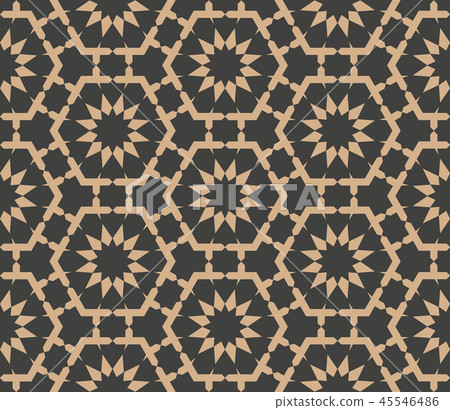Vector damask seamless retro pattern background Vector damask seamless retro pattern background 45546486