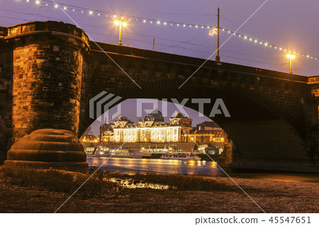 Augustus Bridge on Elbe River 45547651