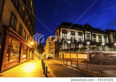 Architecture of Clermont-Ferrand at dawn 45547836
