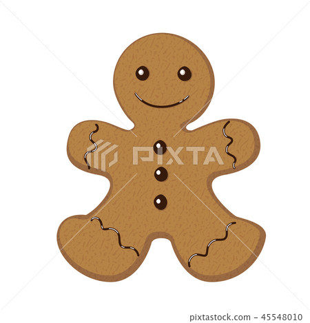 Ginger man cookie illustration | gingerbread man | gingerbread man 45548010