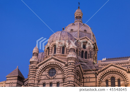 Marseille Cathedral at evening 45548045