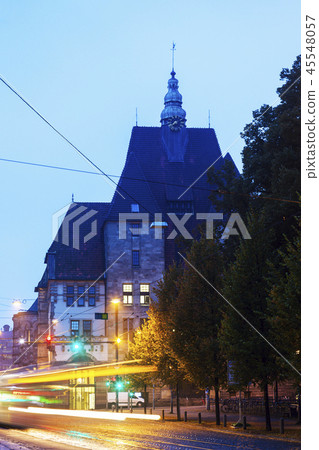Stadtbibliothek Bremen at sunrise 45548057