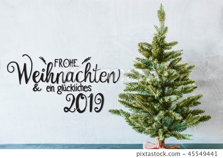 Green Tree, Glueckliches 2019 Means Happy 2019 Green Tree, Glueckliches 2019 Means Happy 2019 45549441