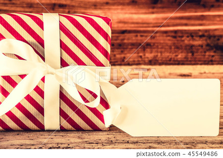Christmas Gift, Copy Space For Advertisement Christmas Gift, Copy Space For Advertisement 45549486