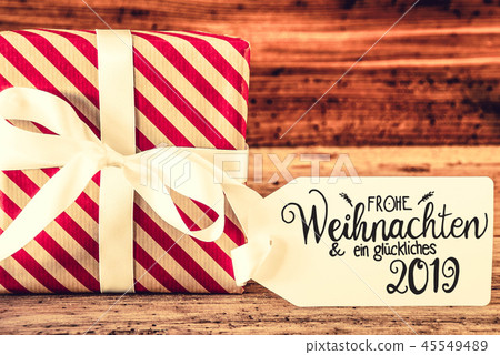 Calligraphy Glueckliches 2019 Means Happy 2019 45549489