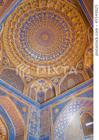 World Heritage Thiracari Madrasa Registan Square Uzbekistan Samarkand 45549825
