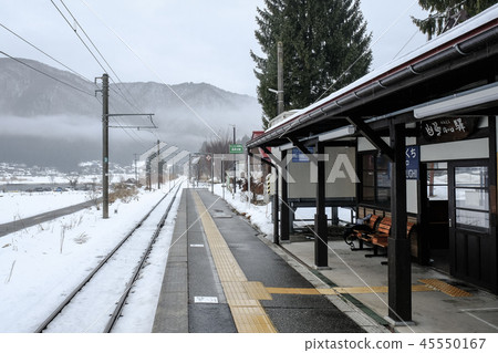 Scenery of snowy country Scenery of snowy country 45550167