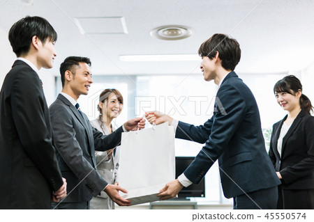 紀念品商務問候客戶訪問客戶接待室 45550574