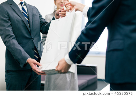 紀念品商務問候客戶訪問客戶接待室 45550575