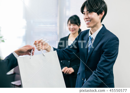 Souvenirs Business Greetings Customers Visits Customers Reception Room Souvenirs Business Greetings Customers Visits Customers Reception Room 45550577