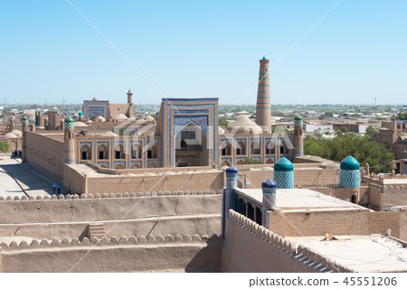 世界遺產Itchan Kala烏茲別克斯坦Khiva 45551206