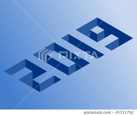 2019 vector isometric numbers design 2019 vector isometric numbers design 45551792