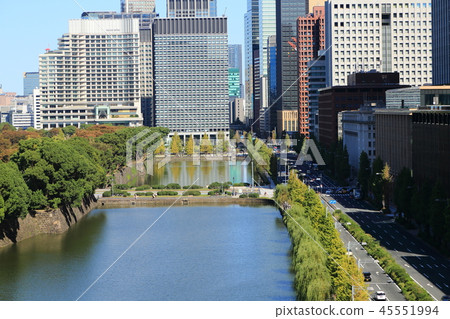 Marunouchi office district and Uchibori 45551994