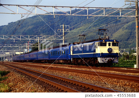 1994 EF651116 Blue Train Series 14 Comet on the Tokaido Line 45553688