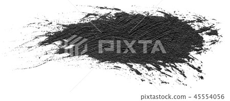 black line, grunge brush strokes ink paint isolate black line, grunge brush strokes ink paint isolate 45554056