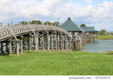 Tsuru Mai Bashi in fine weather Aomori Prefecture 45554973