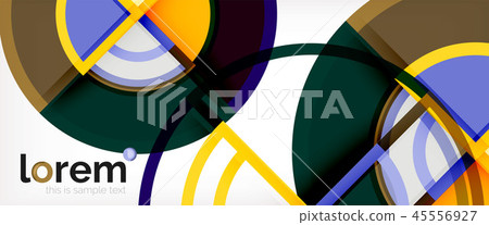 Modern geometric abstract background 45556927