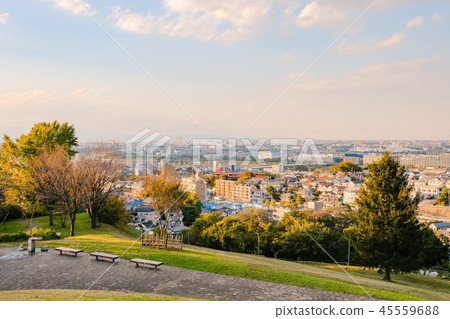 City at dusk (autumn) 45559688