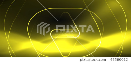Dark black abstract background with neon colors and lines Dark black abstract background with neon colors and lines 45560012