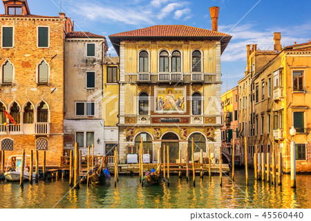 Venetian palace Palazzo Salviati, view from the Grand Canal 45560440