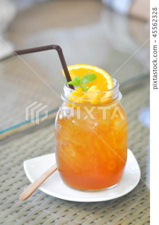 lemon tea or mango tea 45562328