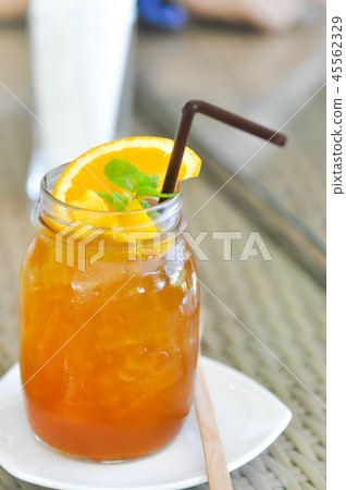 lemon tea or mango tea 45562329