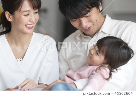 Young family together smile Young family together smile 45562604