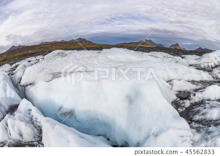 冰川冰Matanuska冰川在阿拉斯加 45562833