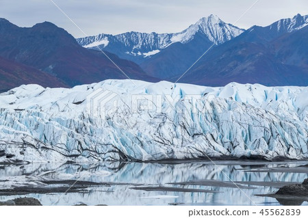 Glacier ice Matanuska Glacier in alaska 45562839