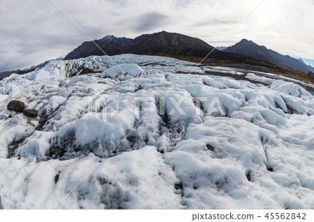 Glacier ice Matanuska Glacier in alaska Glacier ice Matanuska Glacier in alaska 45562842