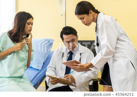 Patient worry about health situation 45564251