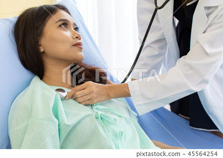 routine health check in hospital 45564254