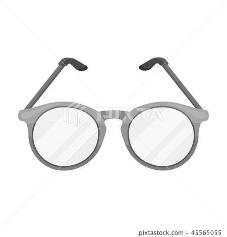 Glasses for sight.Old age single icon in monochrome style vector symbol stock illustration web. Glasses for sight.Old age single icon in monochrome style vector symbol stock illustration web. 45565055