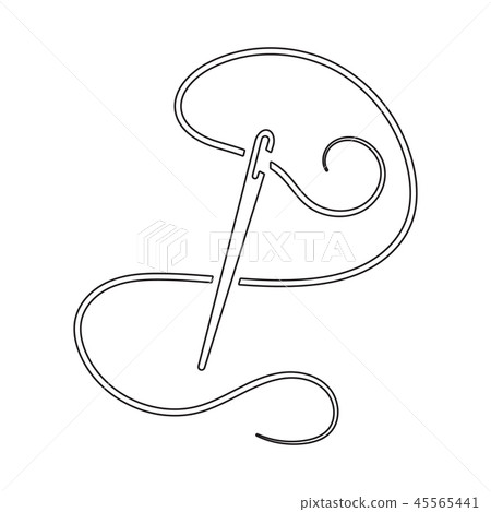 Needle icon of vector illustration for web and mobile Needle icon of vector illustration for web and mobile 45565441