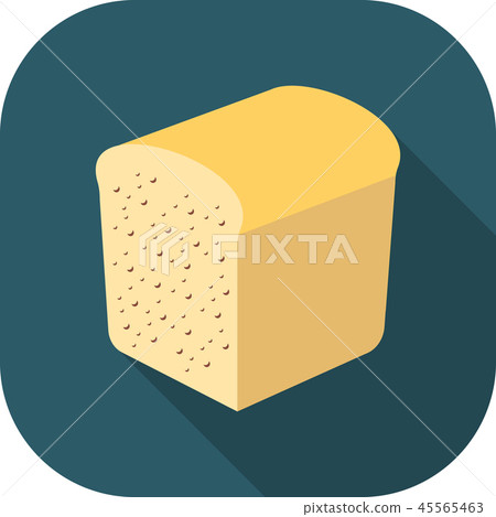 Bread icon of vector illustration for web and mobile 45565463
