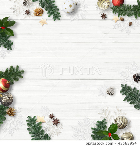 Background-White Wall-Christmas-Ornament 45565954