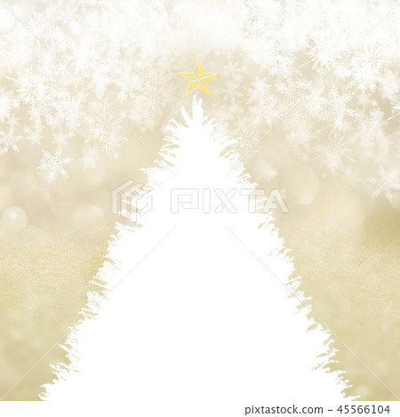 背景 - 聖誕節 - 樹 - 明星 - 金 - 雪 45566104