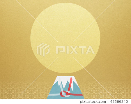 Sum-Background-Mt.Fuji-日出 - 日式 - 日式 - 新年 - 新年 -  Mizuhiki 45566240