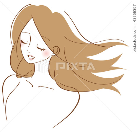 Hair beauty beauty woman illustration 45566597
