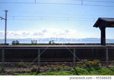 沿著Shinji湖景觀 45566689