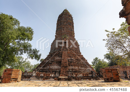 Ayutthaya ruins Wat Waratatch Ayutthaya ruins Wat Waratatch 45567488