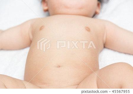 A naked baby 45567955