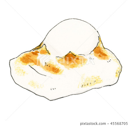 A little real and cute food illustration _ Mochi / Yakimochi 2 45568705