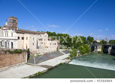 Basilica of St. Bartholomew on the Island, Rome, I 45568964