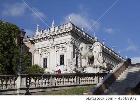 Cordonata stairs and statues of Castor and Pollux Cordonata stairs and statues of Castor and Pollux 45568972